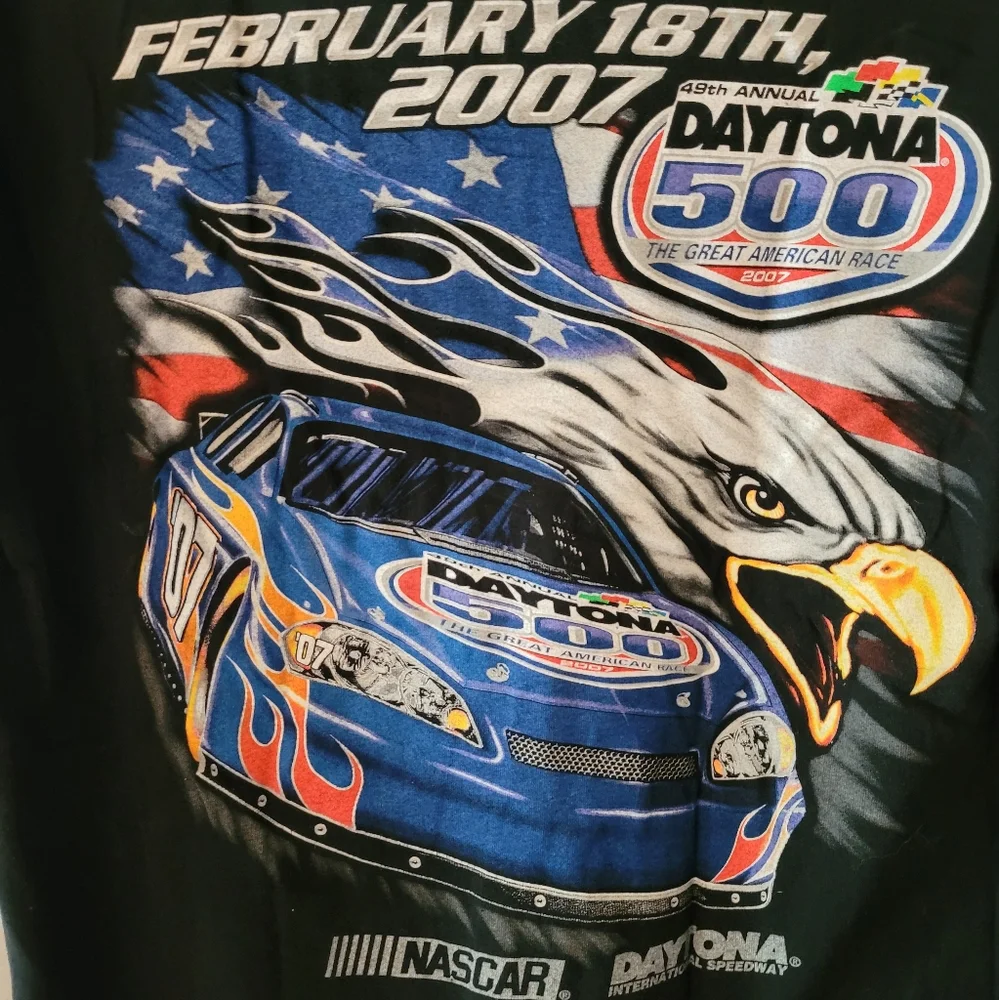 2007 NASCAR 49th DAYTONA 500 Size M T-Shirt - Picture 10 of 10